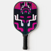 Abstracte vriend - Ken Gage Art Pickleball Paddle (Achterkant)
