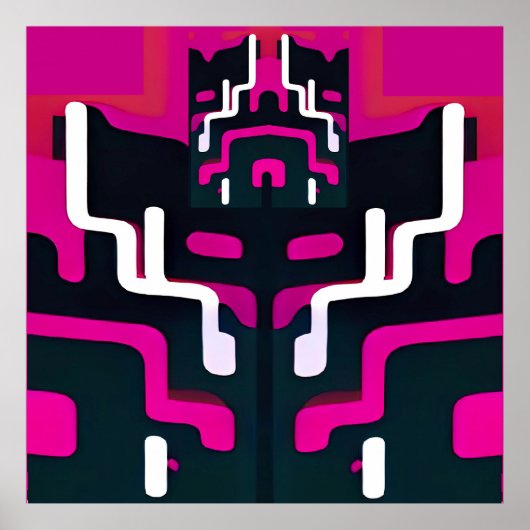 Abstracte vriend - Ken Gage Art Poster (Voorkant)
