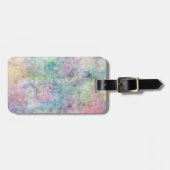 abstracte vrije hand tekening van aquarel bagagelabel (Voorkant horizontaal)