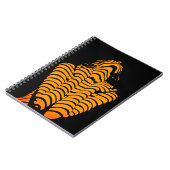 Abstracte Vrouw Expressief Modern Silhouet Notitieboek (Linkerzijde)