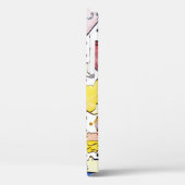Abstracte vrouw gezichten, waterverf polka stippen Case-Mate iPhone case (Achterkant / Links)