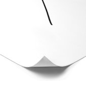 Abstracte Vrouw Hand op Gezichtslijn Kunst Poster (Hoek)