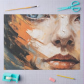 Abstracte vrouw II tissuepapier (Craft)