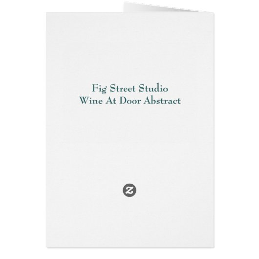 Abstracte vrouw met koffie (Achterkant)