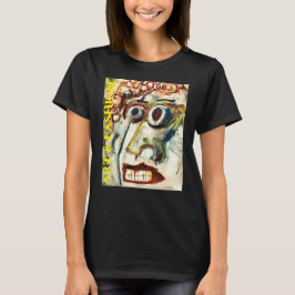 Abstracte vrouwen gezicht kunst / Mode T-shirt