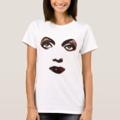 Abstracte vrouwen voelen ogen voor ogen t-shirt (Voorkant)