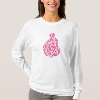 Abstracte vrouwen zitten t-shirt