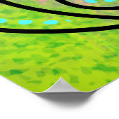 Abstracte vrouwenkans in het Poster Cubism Style (Hoek)