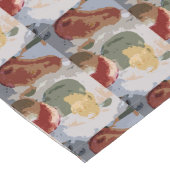 Abstracte vruchten lange tafelloper (Hoek)