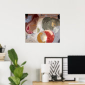 Abstracte vruchten poster (Thuiskantoor)