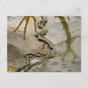 ABSTRACTE VULKANISCHE AFZETTINGEN EN MINERALEN BRIEFKAART