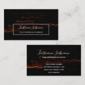 Abstracte vuurwerkregenbui met lange belichting visitekaartje (Voorkant / Achterkant)