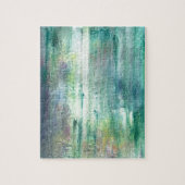 Abstracte Wabi Sabi Art met mossy-hand Legpuzzel (Verticaal)