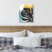 Abstracte Wall Art palmblad minimalistische geomet Canvas Afdruk (Insitu (Slaapkamer))