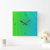 ABSTRACTE WALL CLOCK VIERKANTE KLOK (Huis)