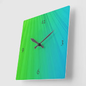 ABSTRACTE WALL CLOCK VIERKANTE KLOK (Hoek)
