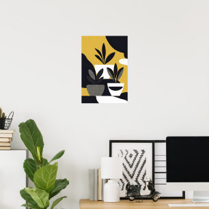 Abstracte WallArt Botanical Poster