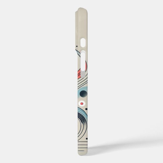 Abstracte walvisinterpretatie Case-Mate iPhone case (Achterkant / Links)