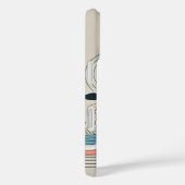 Abstracte walvisinterpretatie Case-Mate iPhone case (Achterkant / Rechts)