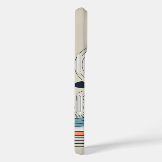 Abstracte walvisinterpretatie Case-Mate iPhone case (Achterkant / Rechts)