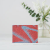 abstracte wand aceo visitekaartje (Staand voorkant)
