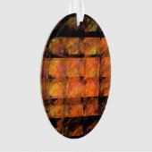 Abstracte wand acrylovaal ornament (voorkant)