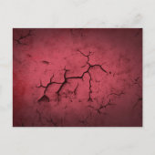 Abstracte wandbekleding met rode klep briefkaart (Voorkant)