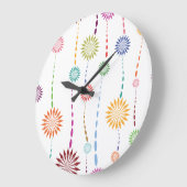 Abstracte wandklok (Hoek)