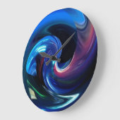 Abstracte wandklok (Hoek)