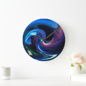 Abstracte wandklok (Huis)