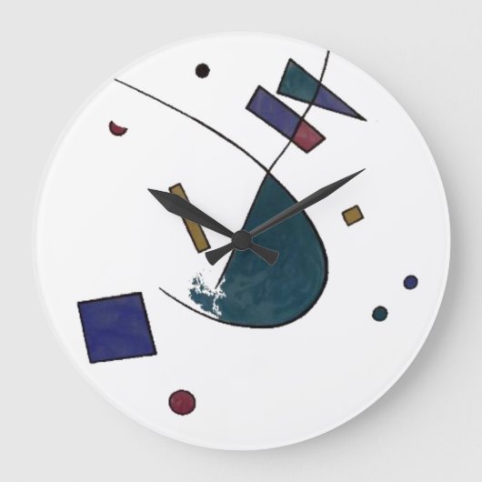 Abstracte wandklok van Verdi (Voorkant)