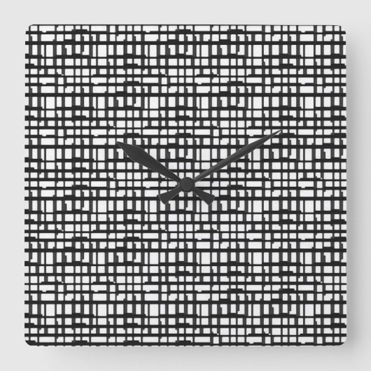 Abstracte wandklok voor optisch raster (Voorkant)