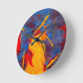 Abstracte wandklokken - Cocktailtijd (Hoek)