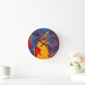 Abstracte wandklokken - Cocktailtijd (Huis)