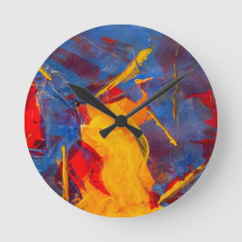 Abstracte wandklokken - Cocktailtijd