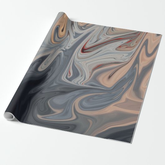 Abstracte wandkunst | Beste moderne kunst Cadeaupapier (Uitgerold)