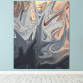 Abstracte wandkunst | Beste moderne kunst Canvas Afdruk (Insitu (Houten vloer))