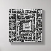 Abstracte wandkunst canvas afdruk (Voorkant)