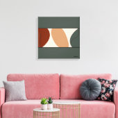 Abstracte wandkunst canvas afdruk (Insitu (Woonkamer))