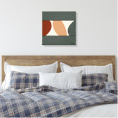 Abstracte wandkunst canvas afdruk (Insitu (Slaapkamer))