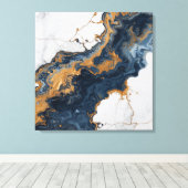Abstracte Wandkunst Canvas – Modern Minimalistisch Afdruk (Insitu (Houten vloer))