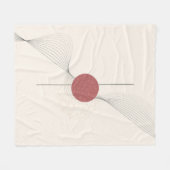 Abstracte wandkunst fleece deken (Voorkant (Horizontaal))