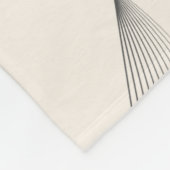 Abstracte wandkunst fleece deken (Hoek)