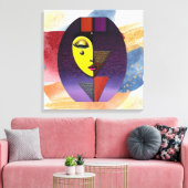 abstracte wandkunst op Canvas (Insitu (Woonkamer))