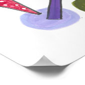 Abstracte wandkunst poster (Hoek)