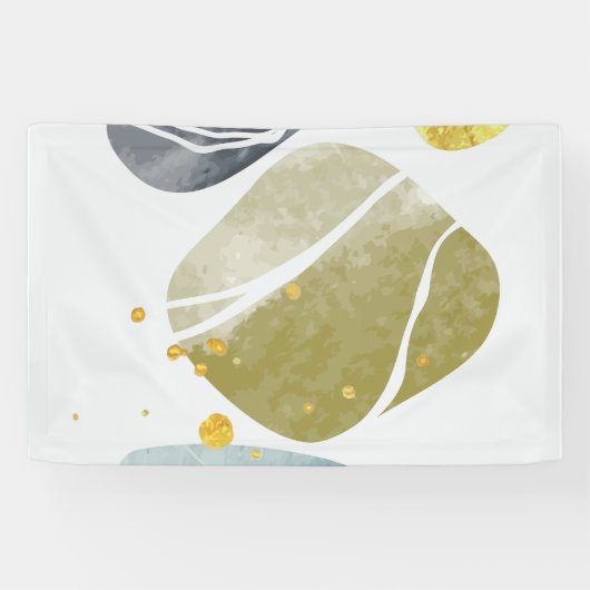 Abstracte wandkunst spandoek (Horizontaal)