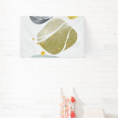 Abstracte wandkunst spandoek (Insitu)