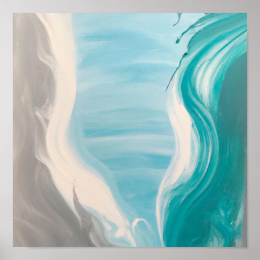 Abstracte wandkunst van Emoties Poster (Voorkant)