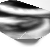 Abstracte wandkunst zwart en wit poster (Hoek)