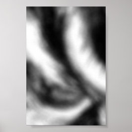 Abstracte wandkunst zwart en wit poster